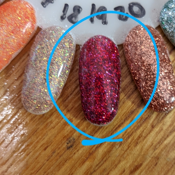 Glitter Gel Polish - Candy Apple - Picture 3 of 3